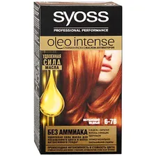 Syoss Стойкая краска для волос Oleo Intense, 6-76 Мерцающий медный