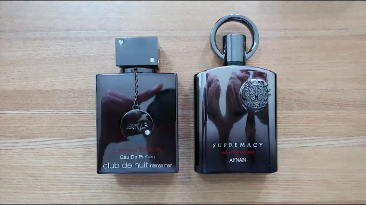 Afnan Supremacy Not Only Intense Parfum 100ML VS Armaf Club De Nuit Intense Man Limited Edition 105M