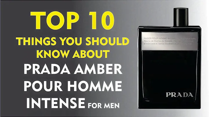 Top 10 Fragrance Facts: Prada Amber Pour Homme Intense for men