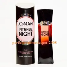 NIB INTENSE NIGHT BY LOMANI PERFUME FOR WOMEN 3.3 OZ 100 ML EAU DE PARFUM SPRAY