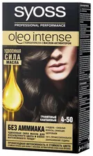 Syoss Oleo Intense Стойкая краска для волос, 4-50 Графитовый каштановый