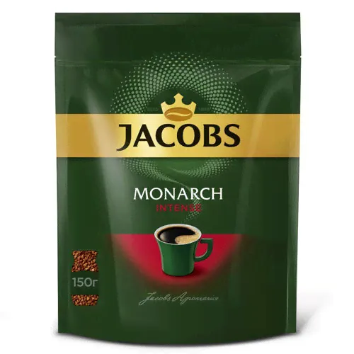 Кофе Якобс Монарх Интенс Jacobs Monarch Intense кофе растворимый,150 г