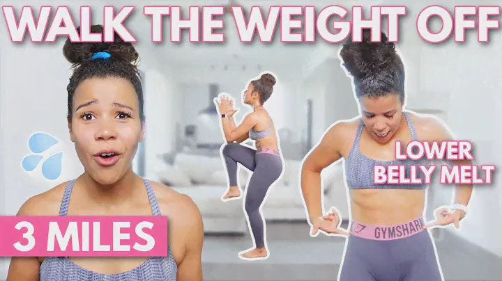 3 Mile INTENSE Lower Belly Fat Walking Workout (Burns Over 600 Calories)| No Equipment, All Standing